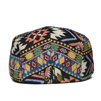 Bonnet Tricoté Geométrique Homme