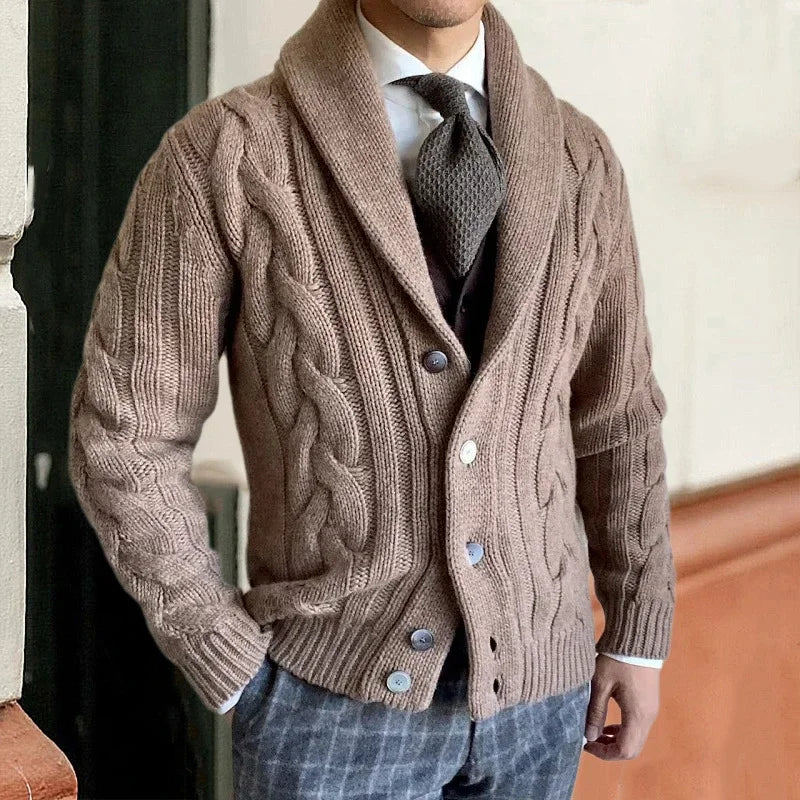 Cardigan Homme Chaud pour Automne et Hiver