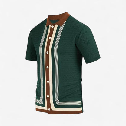 Polo Homme Slim Fit en Tricot avec Boutons - PanierRoyale