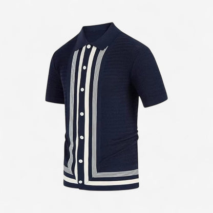 Polo Homme Slim Fit en Tricot avec Boutons