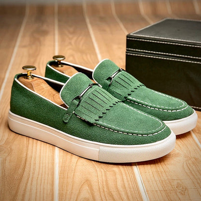 Chaussures Mocassins en Cuir Brun pour Homme