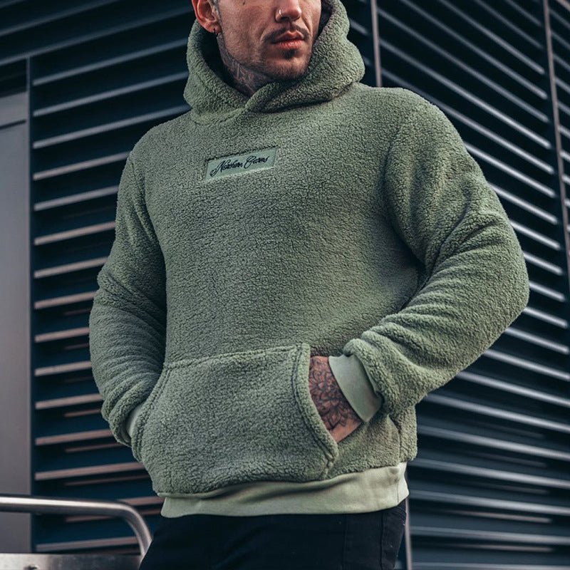 Pull à Capuche en Peluche Doux pour Homme - BerlinGlamour