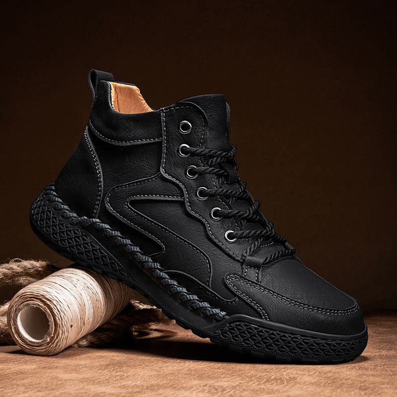 Bottes de Randonnée en Cuir pour Homme