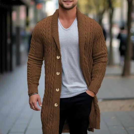 Pull Homme Tricoté Main à Boutons - BerlinGlamour