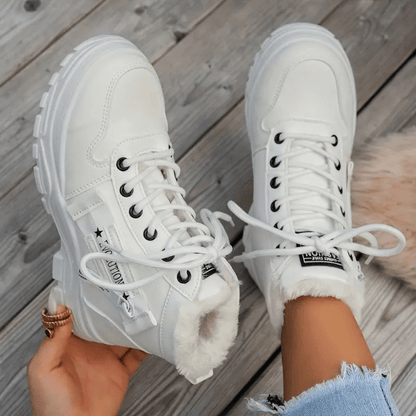 WarmStep - Bottines d’Hiver à Doublure en Fourrure