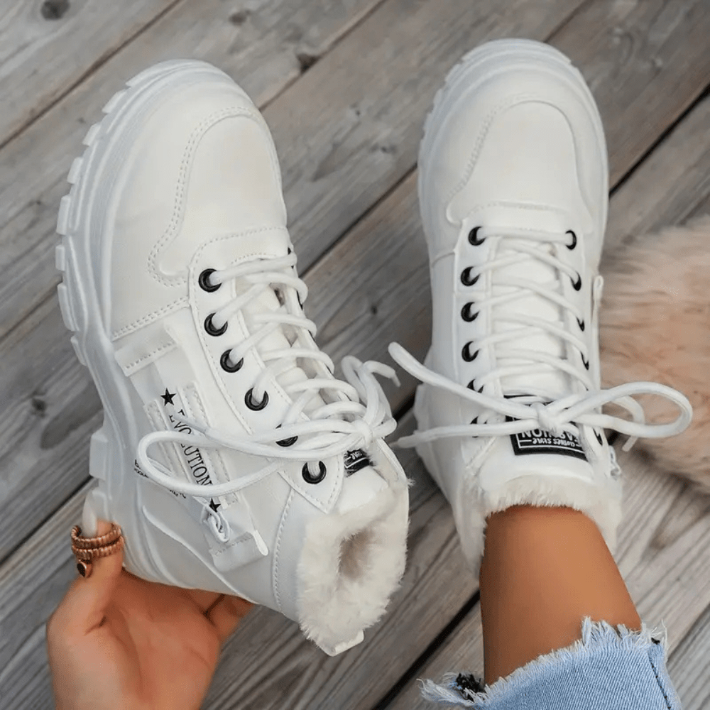 Bottines Hiver Fourrure Chaude et Confortable