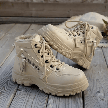 Bottines Hiver Fourrure Chaude et Confortable