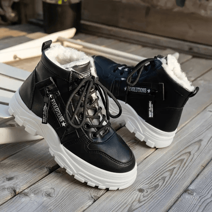 WarmStep - Bottines d’Hiver à Doublure en Fourrure