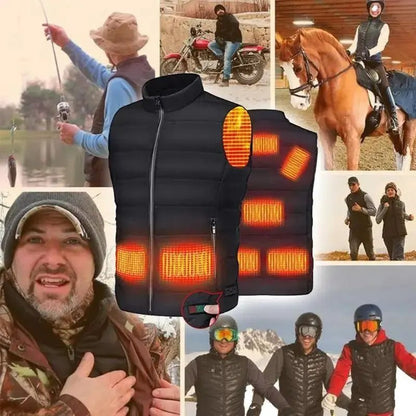Warmex™ – Gilet Chauffant Sans Manches Unisex avec Batterie Rechargeable