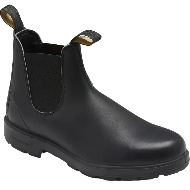 Bottes Chelsea Cuir Noir Élégant pour Homme