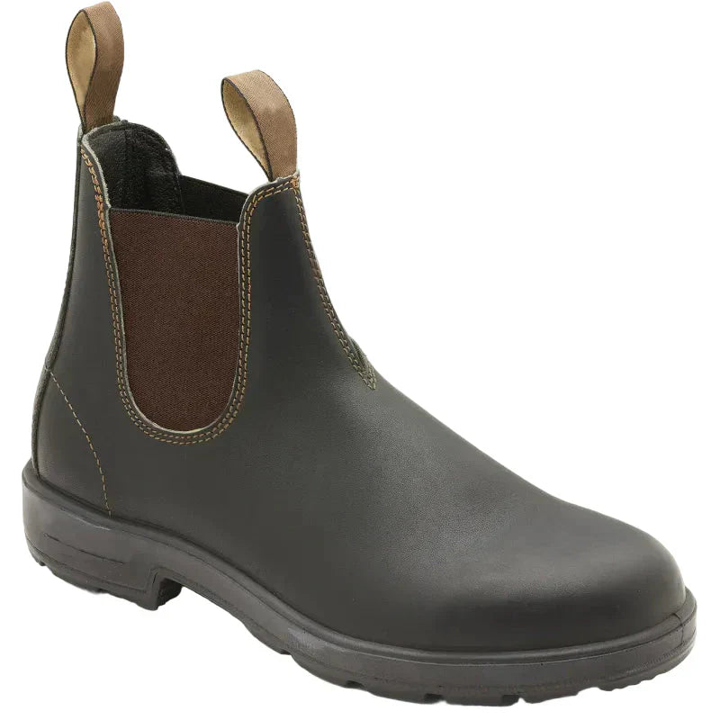 Bottes Chelsea Cuir Noir Élégant pour Homme - PanierRoyale