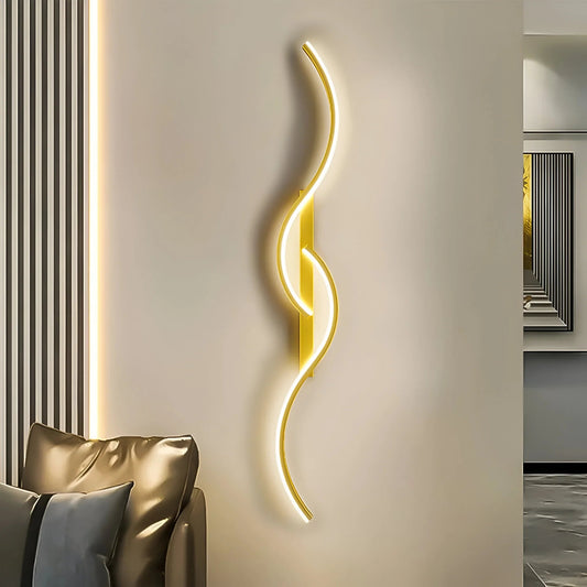 WaveGlow™ – Applique Murale Design Courbé Éclairage LED Économe