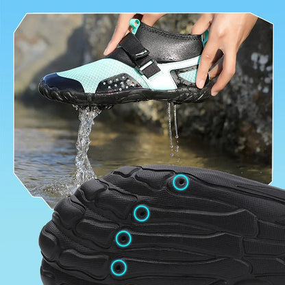 WaveStride™ – Chaussures Aquatiques Pieds Nus Hautes Unisexes