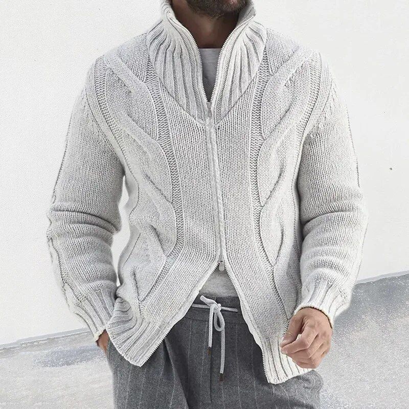 Cardigan Homme Tricoté Élégant et Chaud - BerlinGlamour