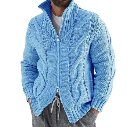 Cardigan Homme Tricoté Élégant et Chaud
