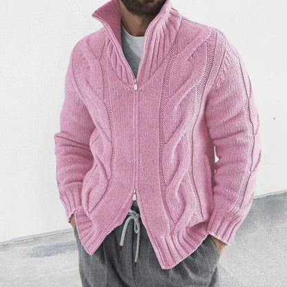 Cardigan Homme Tricoté Élégant et Chaud