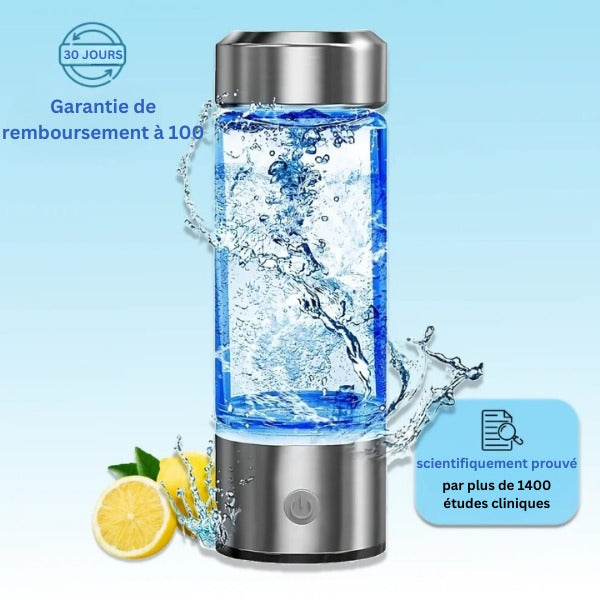 Filtre à eau Verre Inox Moderne et Épuré - PanierRoyale