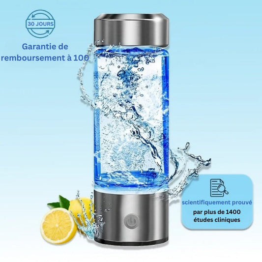 Filtre à eau Verre Inox Moderne et Épuré - PanierRoyale