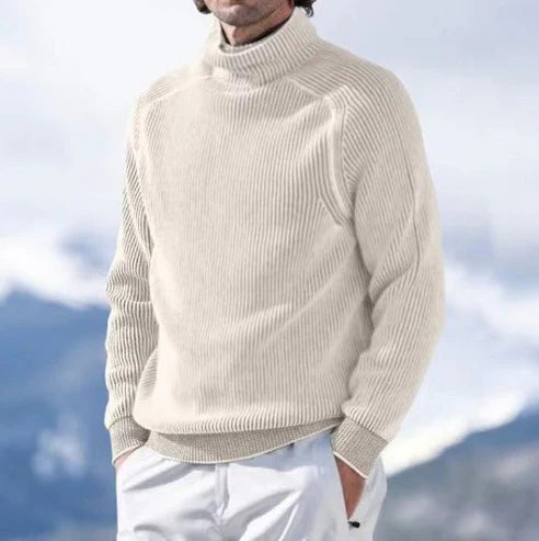 Pull en Cashmere Homme Col Roulé Élégant - BerlinGlamour