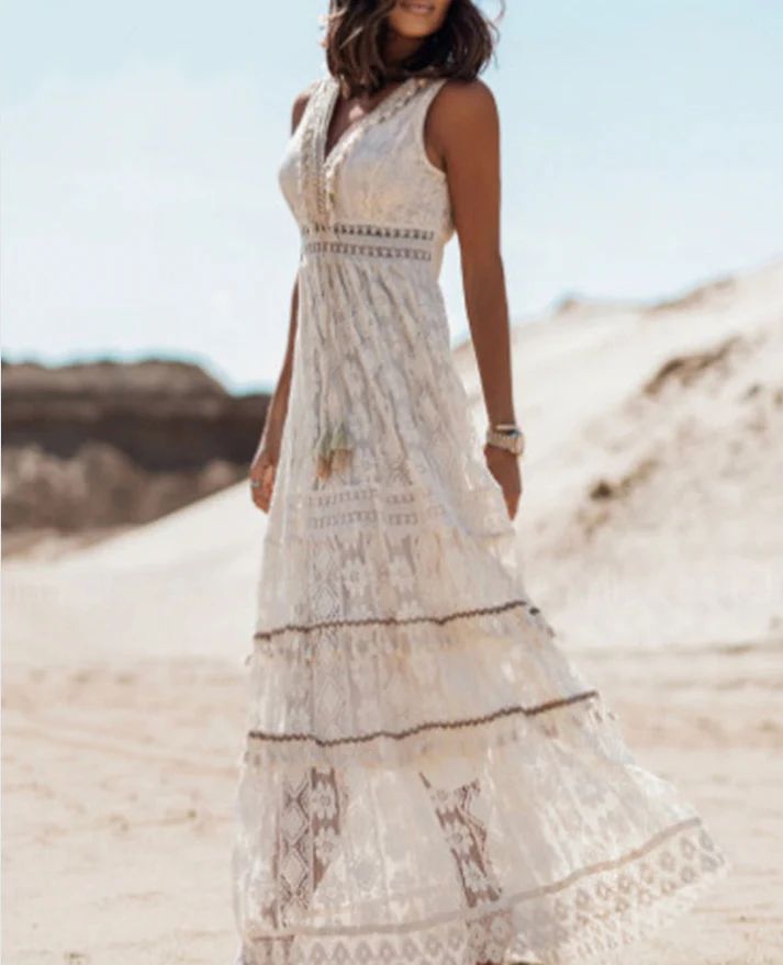 Robe maxi bohème été femme légère