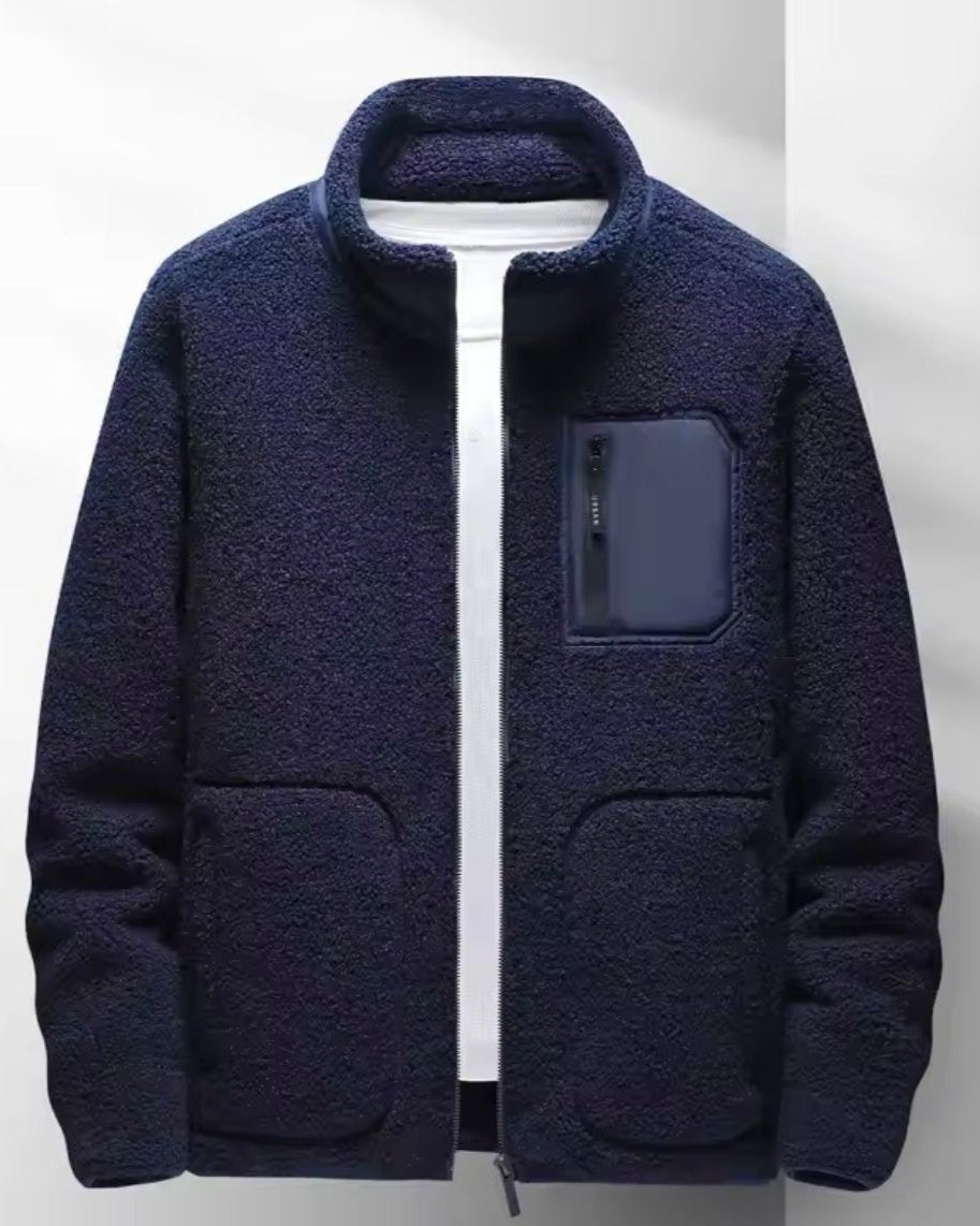 Veste polaire homme douce et chaude pour hiver