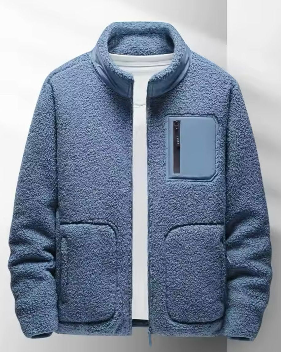 Veste polaire homme douce et chaude pour hiver