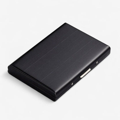 Porte-Cartes Métal Design avec Fermeture Magnétique - PanierRoyale