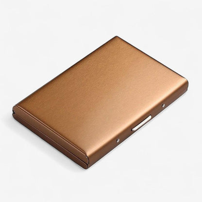 Porte-Cartes Métal Design avec Fermeture Magnétique