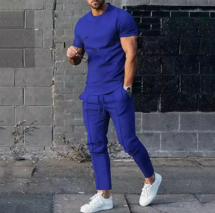 Survêtement Homme Décontracté avec T-Shirt et Jogger Slim Fit