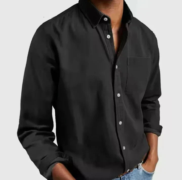 Chemise Coton Classique à Manches Longues - PanierRoyale