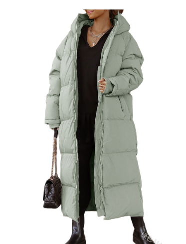 Manteau femme hivernal chaud et épais en beige