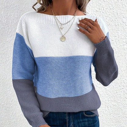 Pull Femme Hiver Chaud et Confortable avec Manches Longues