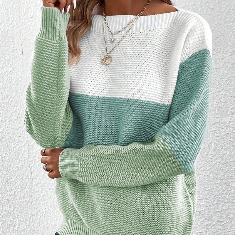 Pull Femme Hiver Chaud et Confortable avec Manches Longues