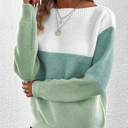 Pull Femme Hiver Chaud et Confortable avec Manches Longues