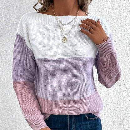 Pull Femme Hiver Chaud et Confortable avec Manches Longues