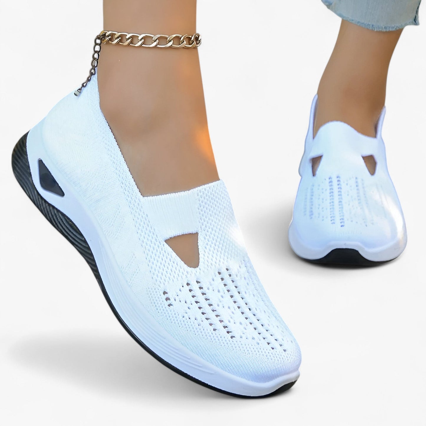 Chaussures femme légères et élégantes à talon plat