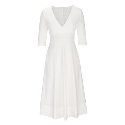 Robe De Soirée Col En V Pour Femme | Midi