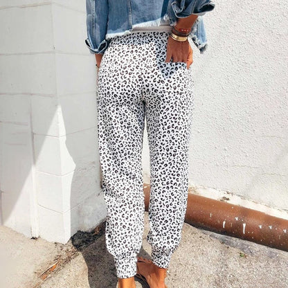 Pantalon de loisir femme leopard confortable et tendance
