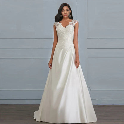 Robe de Mariée Dentelle Élégante et Romantique