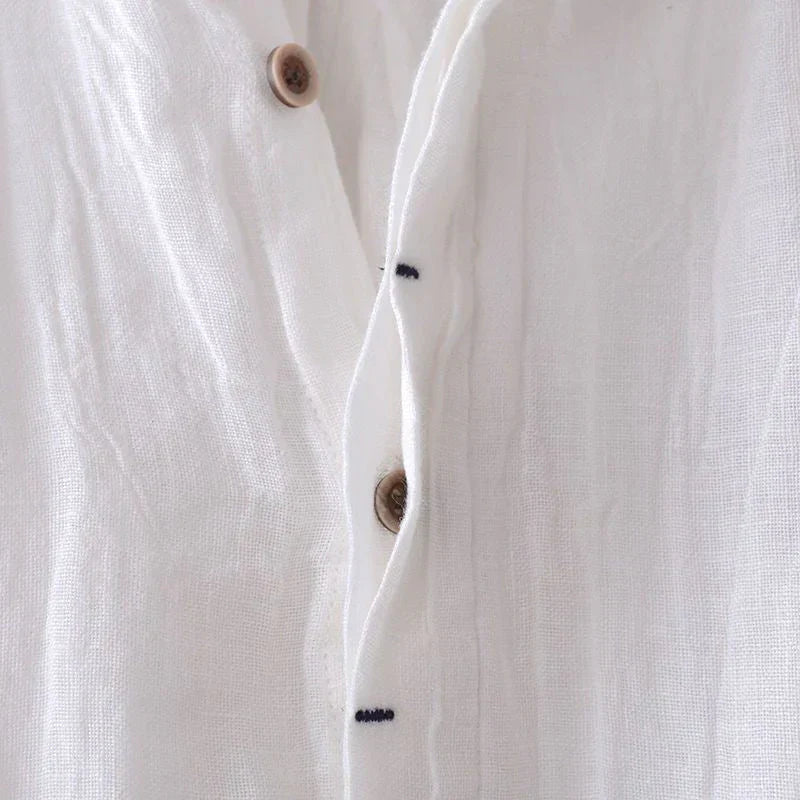 Chemise Lin Coton Homme Élégant