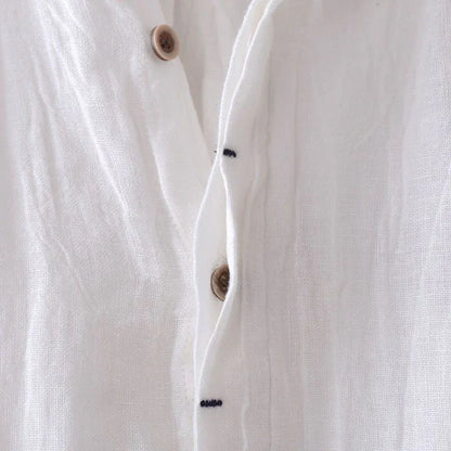 Chemise Lin Coton Homme Élégant