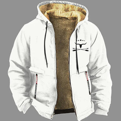Sweat à capuche homme hiver chaud et confortable