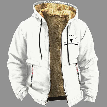 Veste Hiver Homme Chaud et Imperméable Brun