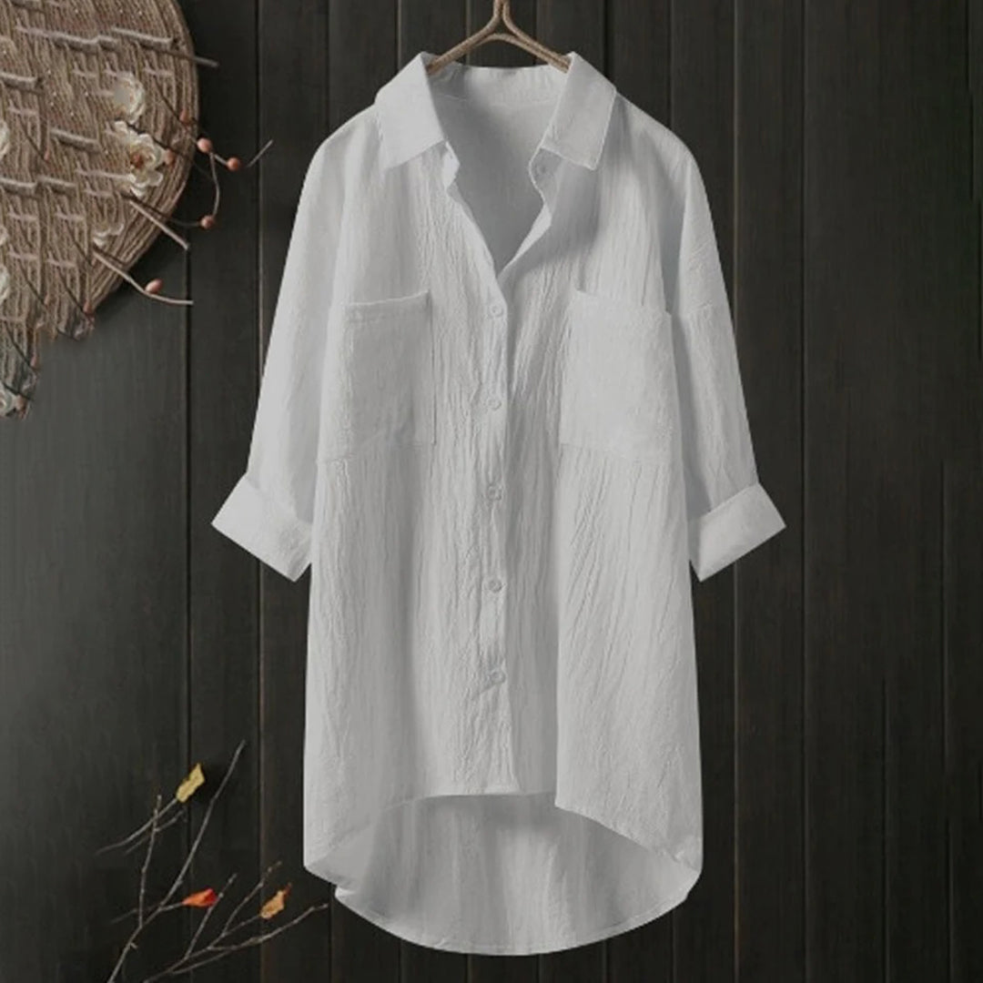 Chemise Homme Noir Élégant Manches Longues