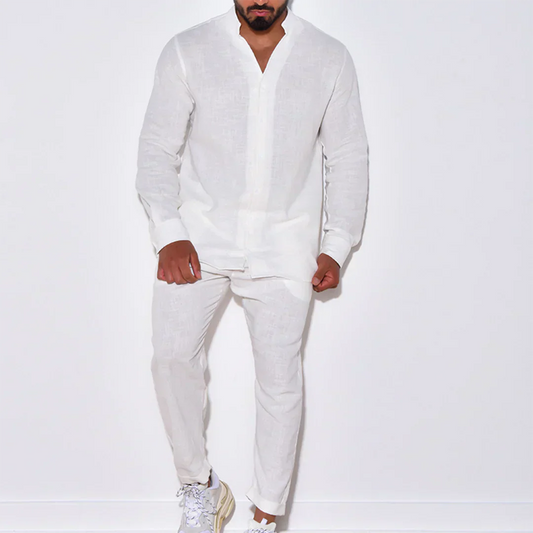 Costume Homme Lin Été Léger et Régulier - PanierRoyale
