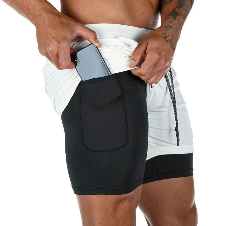 Shorts homme multidirectionnel sportif