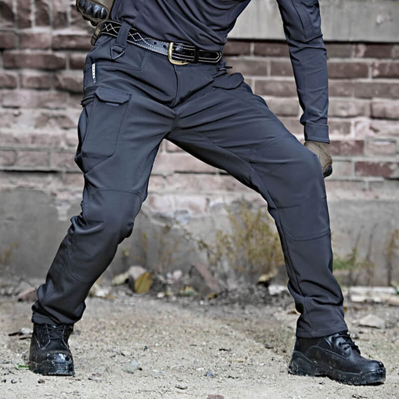 Pantalon Cargo Militaire Homme Grande Capacité de Rangement