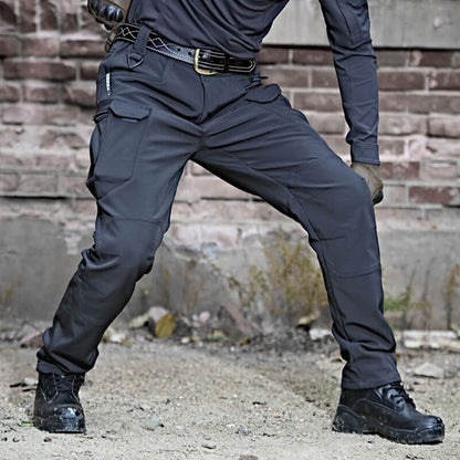 Pantalon Cargo Militaire Homme Grande Capacité de Rangement