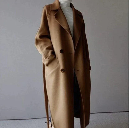 Manteau Femme Hiver Élégant en Laine Douce - PanierRoyale