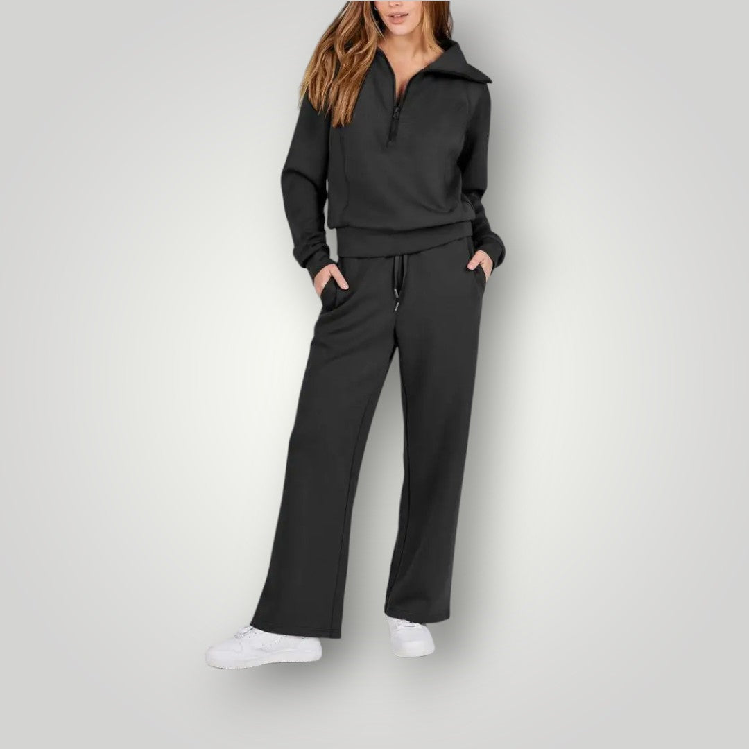 Tenue Décontractée 2 Pièces Femme - Ensemble Haut et Pantalon Confort